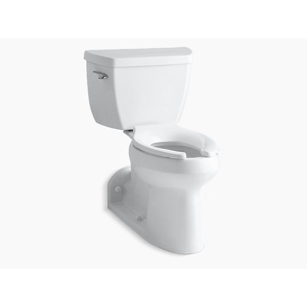Kohler Barrington Elongated 1.0 GPF Toilet W/ Tank Cover Locks 3578-0